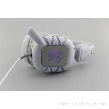 Flashing Headset Wired Stereo Headphones noise canceling hi